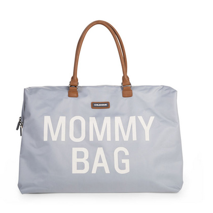 Torba Mommy Bag Big Grey Off White