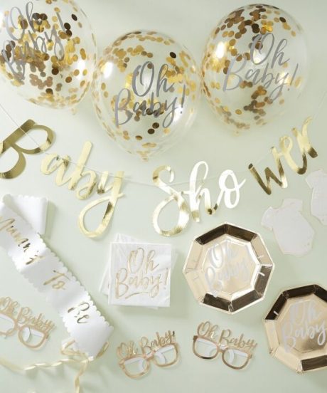 Ginger Ray® Baby Shower Party Set - Gold