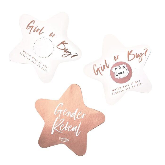 Ginger Ray® Twinkle Twinkle kartice za ugibanje spola
