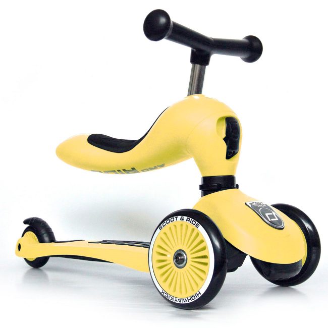 Scoot&Ride® Otroški poganjalec in skiro Highwaykick 1 Lemon