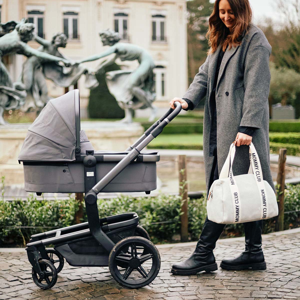 Childhome® Torba Mommy Club Signature Canvas Off White